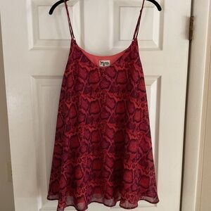 Show Me Your Mumu dress, snake pattern, size L, excellent